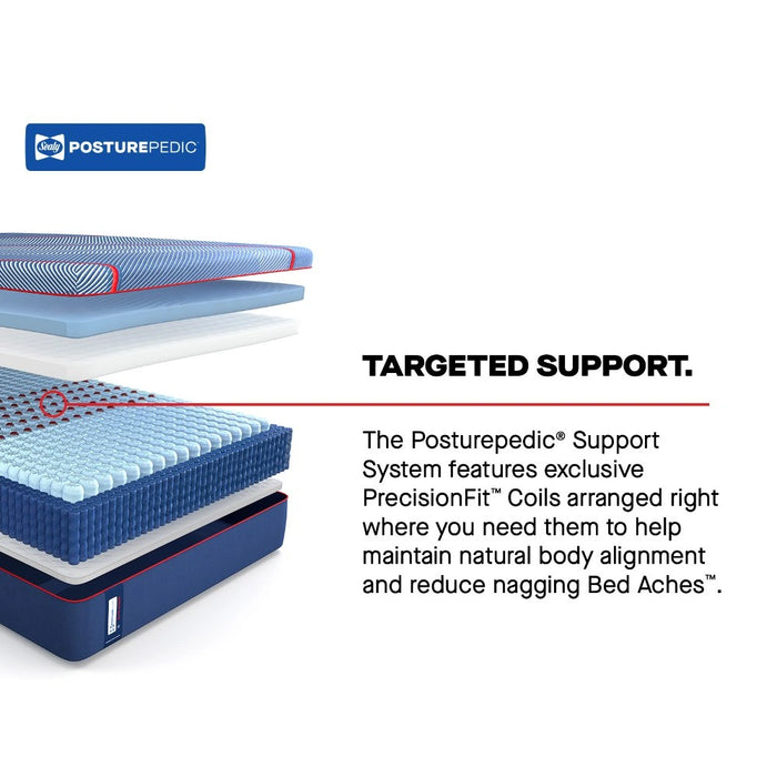 Sealy Albany II Hybrid Mattress - Massey's Furniture Barn (Watertown, NY) 