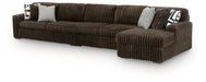 Midnight-Madness Sectional with Chaise - Massey's Furniture Barn (Watertown, NY) 