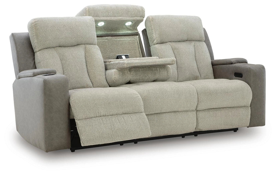 Stately Check Power Reclining Sofa