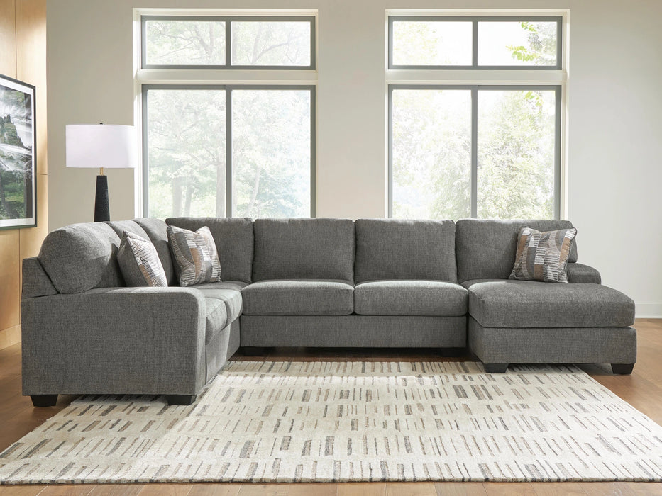 Newellen Sleeper Sectional with Chaise - Massey's Furniture Barn (Watertown, NY) 