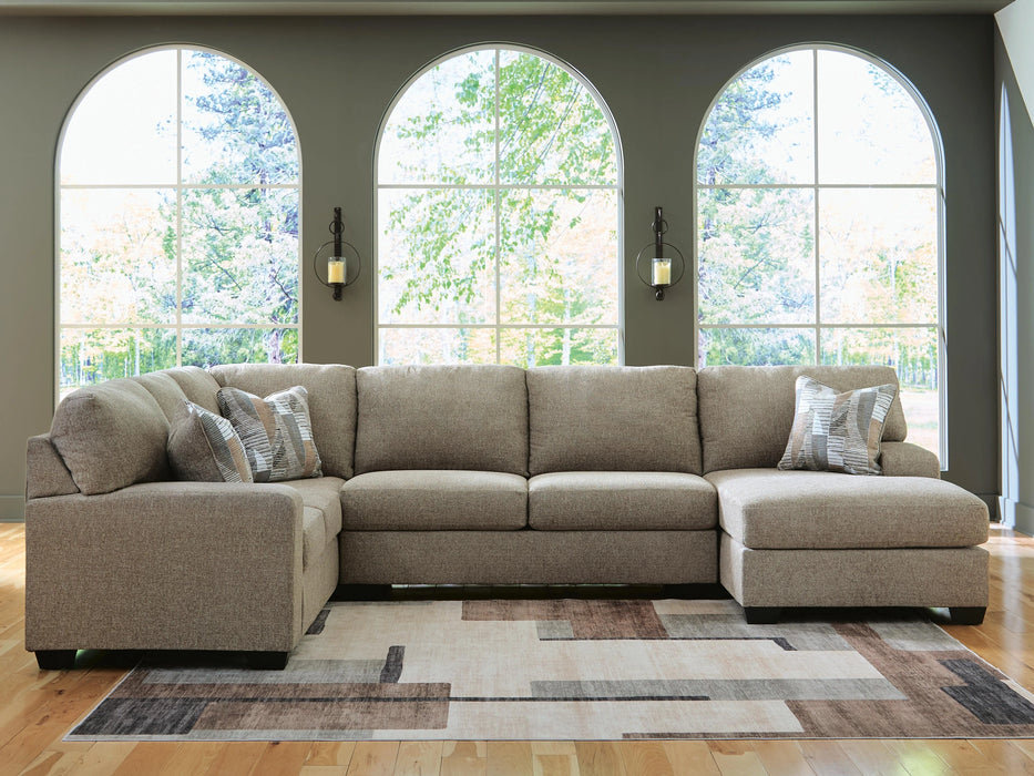 Newellen Sleeper Sectional with Chaise - Massey's Furniture Barn (Watertown, NY) 