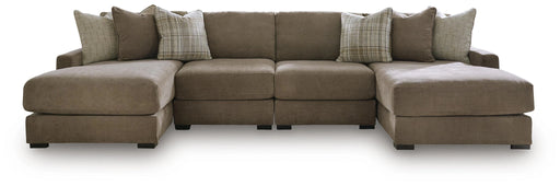 Camellia-Court Double Chaise Sectional - Massey's Furniture Barn (Watertown, NY) 