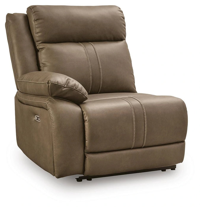 Max-Media Power Reclining Sectional Loveseat with Audio Console - Massey's Furniture Barn (Watertown, NY) 