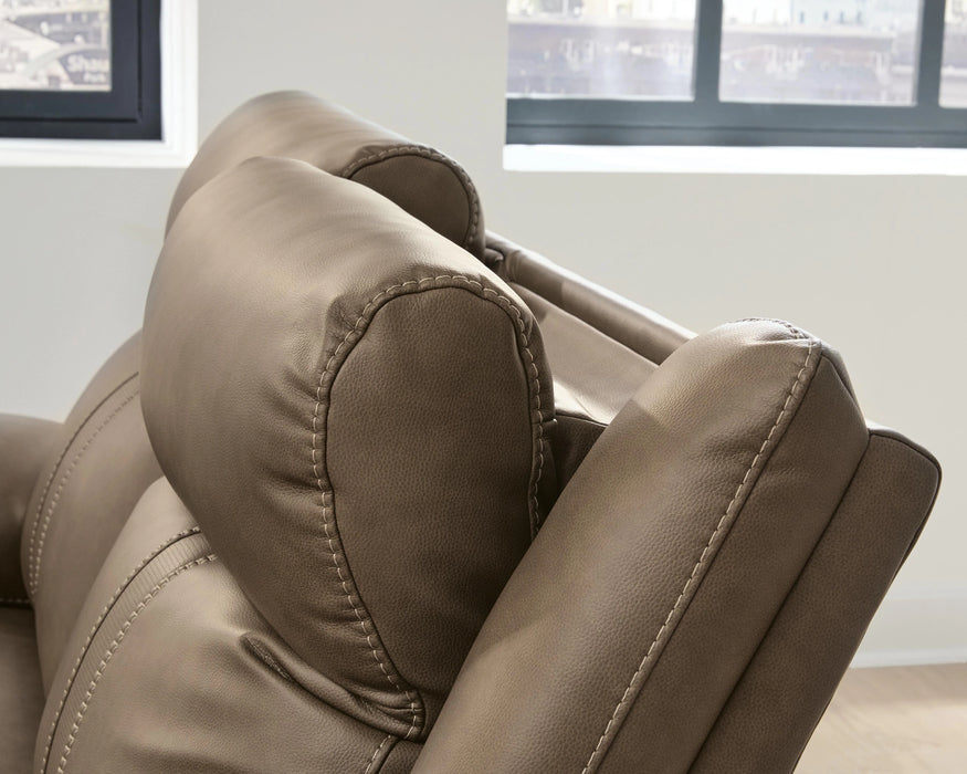 Max-Media Power Reclining Sectional Loveseat - Massey's Furniture Barn (Watertown, NY) 