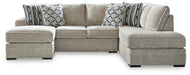Calnita Sectional with Chaise - Massey's Furniture Barn (Watertown, NY) 