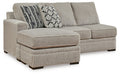 Calnita Sectional with Chaise - Massey's Furniture Barn (Watertown, NY) 