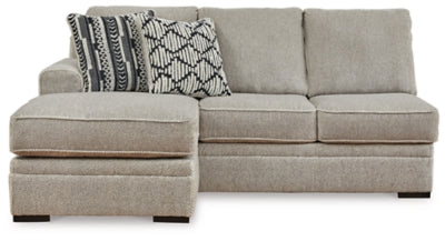 Calnita Sectional with Chaise - Massey's Furniture Barn (Watertown, NY) 