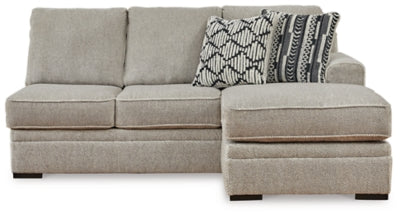 Calnita Sectional with Chaise - Massey's Furniture Barn (Watertown, NY) 