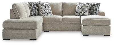 Calnita Sectional with Chaise - Massey's Furniture Barn (Watertown, NY) 