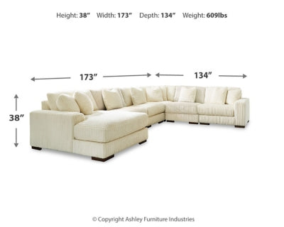 Lindyn Sectional with Chaise - Massey's Furniture Barn (Watertown, NY) 
