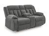 Greely Bend Power Reclining Loveseat with Console - Massey's Furniture Barn (Watertown, NY) 