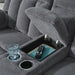 Greely Bend Power Reclining Loveseat with Console - Massey's Furniture Barn (Watertown, NY) 