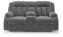 Greely Bend Power Reclining Loveseat with Console - Massey's Furniture Barn (Watertown, NY) 