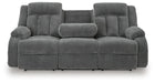 Greely Bend Power Reclining Sofa with Drop Down Table - Massey's Furniture Barn (Watertown, NY) 