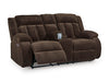 Greely Bend Power Reclining Loveseat with Console - Massey's Furniture Barn (Watertown, NY) 