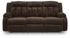Greely Bend Power Reclining Sofa with Drop Down Table - Massey's Furniture Barn (Watertown, NY) 