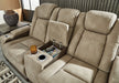 Next-Gen DuraPella Power Reclining Loveseat with Console - Massey's Furniture Barn (Watertown, NY) 