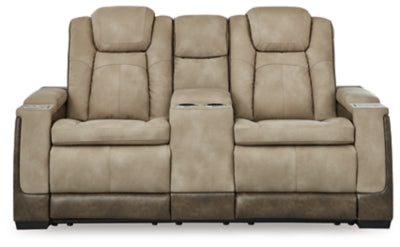 Next-Gen DuraPella Power Reclining Loveseat with Console - Massey's Furniture Barn (Watertown, NY) 