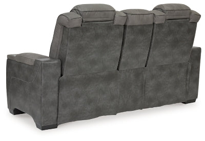 Next-Gen DuraPella Power Reclining Loveseat with Console - Massey's Furniture Barn (Watertown, NY) 