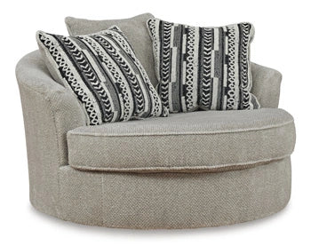 Calnita Oversized Swivel Accent Chair - Massey's Furniture Barn (Watertown, NY) 