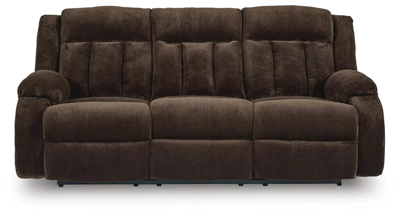 Greely Bend Power Reclining Sofa with Drop Down Table