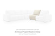 Caldriss Power Reclining Sectional - Massey's Furniture Barn (Watertown, NY) 