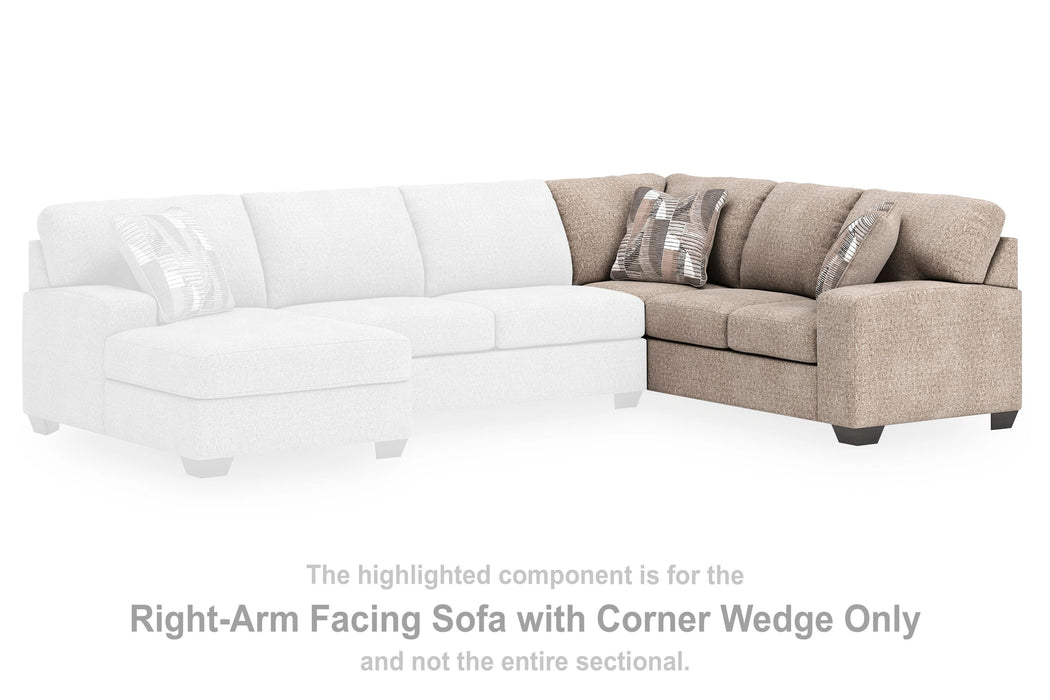 Newellen Sectional with Chaise - Massey's Furniture Barn (Watertown, NY) 