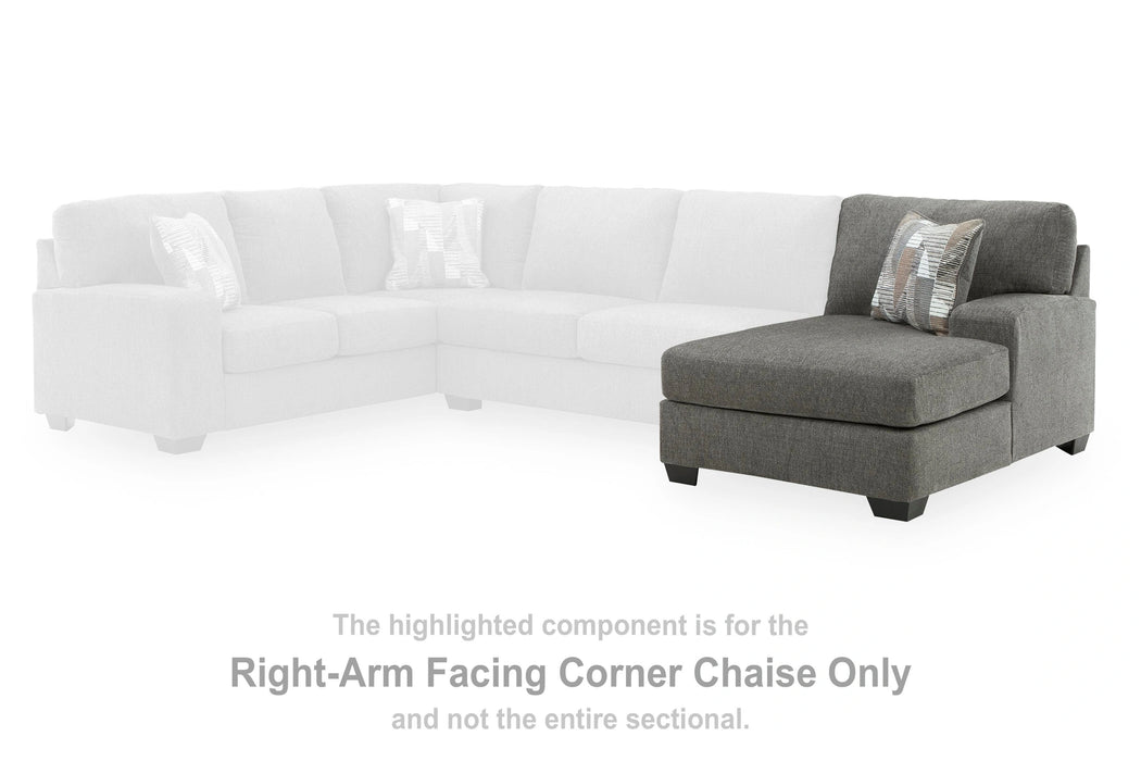 Newellen Sleeper Sectional with Chaise - Massey's Furniture Barn (Watertown, NY) 
