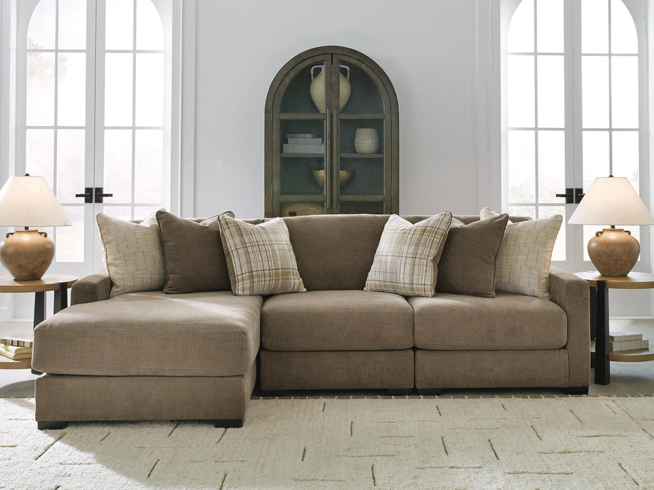 Camellia-Court Sectional with Chaise - Massey's Furniture Barn (Watertown, NY) 