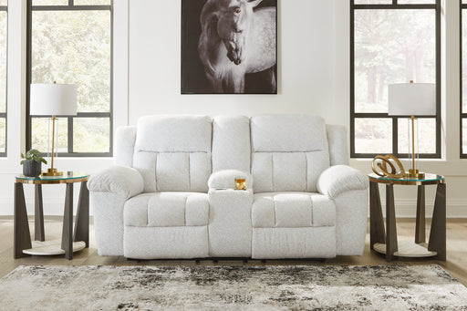 Frohn Reclining Loveseat with Console - Massey's Furniture Barn (Watertown, NY) 