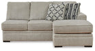 Calnita Sectional with Chaise - Massey's Furniture Barn (Watertown, NY) 