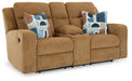 Kanlow Reclining Loveseat with Console - Massey's Furniture Barn (Watertown, NY) 