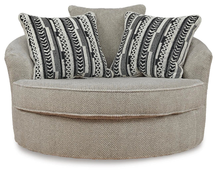 Calnita Oversized Swivel Accent Chair - Massey's Furniture Barn (Watertown, NY) 