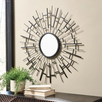 Garrenworth Accent Mirror - Massey's Furniture Barn (Watertown, NY) 