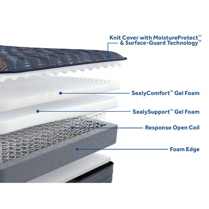 Sealy Warner Spring Mattress - Massey's Furniture Barn (Watertown, NY) 