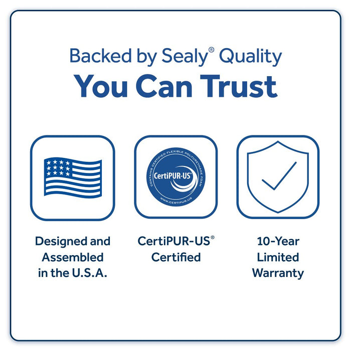 Sealy Garden Hills Spring Mattress - Massey's Furniture Barn (Watertown, NY) 