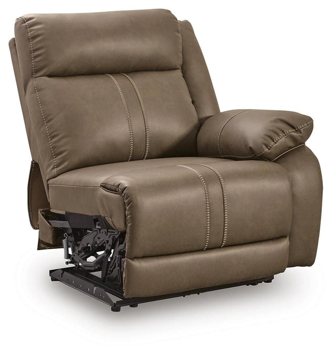 Max-Media Power Reclining Sectional Loveseat - Massey's Furniture Barn (Watertown, NY) 