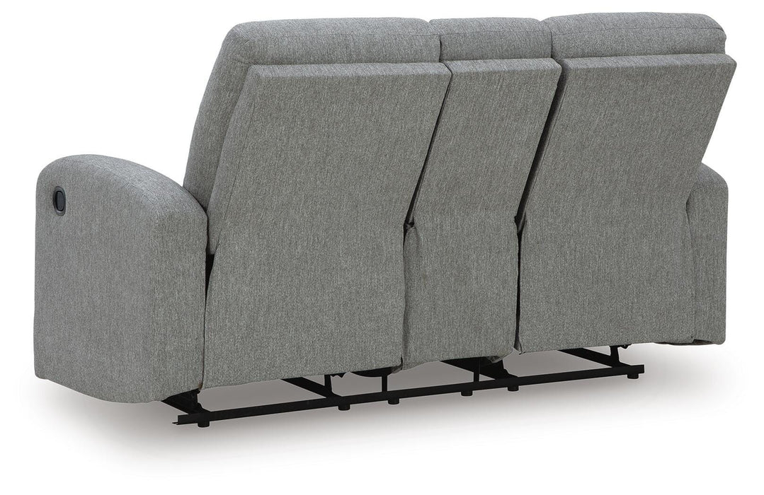 Moreau Place Reclining Loveseat with Console - Massey's Furniture Barn (Watertown, NY) 