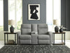 Moreau Place Reclining Loveseat with Console - Massey's Furniture Barn (Watertown, NY) 