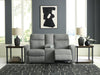 Moreau Place Reclining Loveseat with Console - Massey's Furniture Barn (Watertown, NY) 