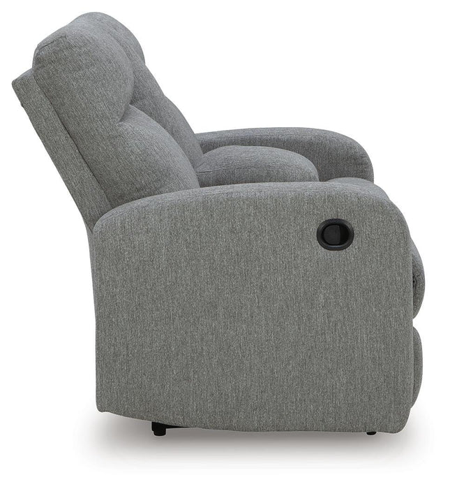Moreau Place Reclining Loveseat with Console - Massey's Furniture Barn (Watertown, NY) 