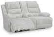 Technique Power Reclining Loveseat with Console - Massey's Furniture Barn (Watertown, NY) 