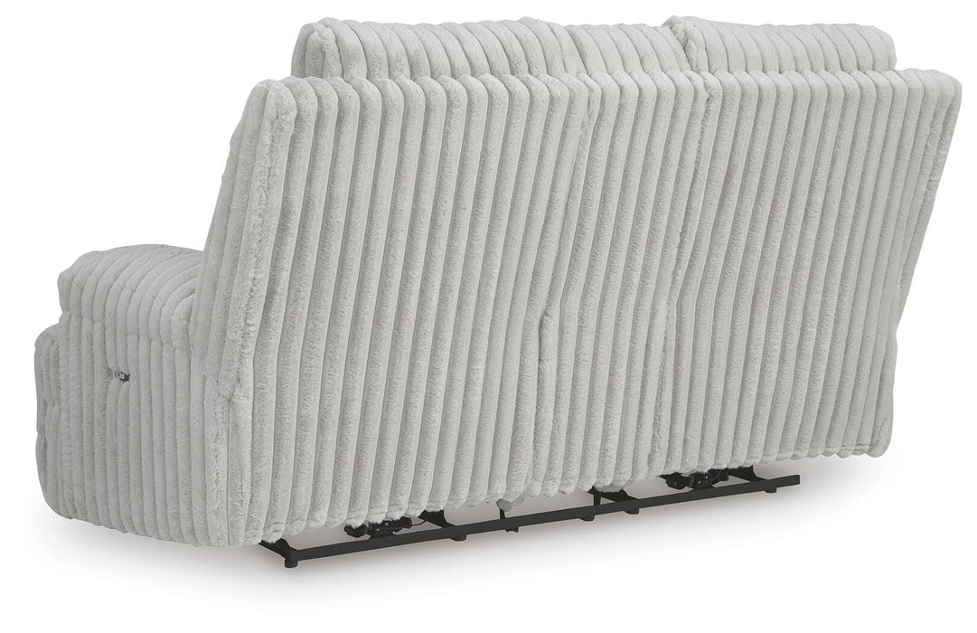 Technique Power Reclining Loveseat with Console - Massey's Furniture Barn (Watertown, NY) 