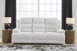 Technique Power Reclining Sofa with Drop Down Table - Massey's Furniture Barn (Watertown, NY) 