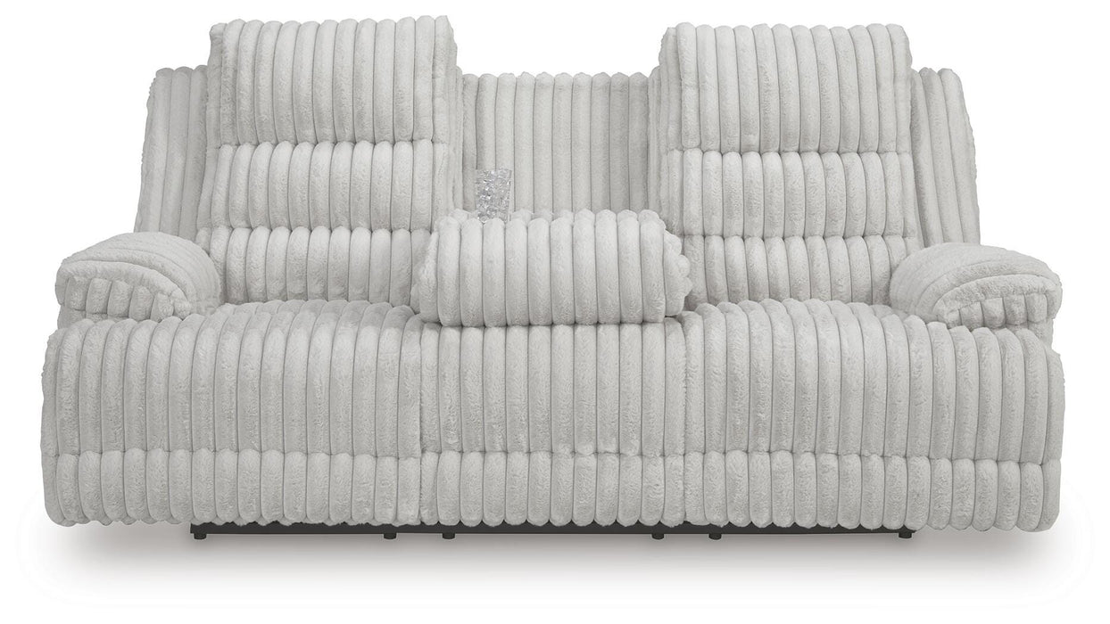 Technique Power Reclining Sofa with Drop Down Table - Massey's Furniture Barn (Watertown, NY) 