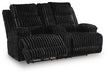 Technique Power Reclining Loveseat with Console - Massey's Furniture Barn (Watertown, NY) 