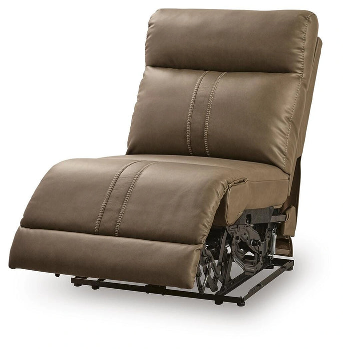 Max-Media Power Reclining Sectional with Audio Console