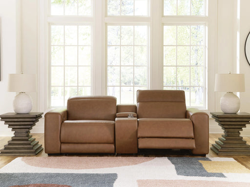Rally-Up Power Reclining Sectional Loveseat with Console - Massey's Furniture Barn (Watertown, NY) 