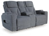 Forest Lake Power Reclining Loveseat with Console - Massey's Furniture Barn (Watertown, NY) 