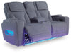 Forest Lake Power Reclining Loveseat with Console - Massey's Furniture Barn (Watertown, NY) 